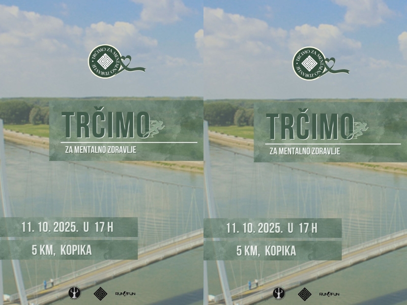 Utrka „Trčimo za mentalno zdravlje“ – 11.10.2025.